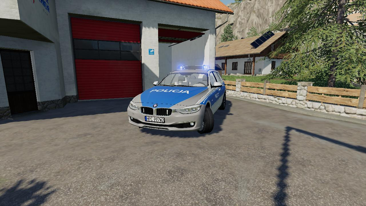 Radiowoz Policji BMW