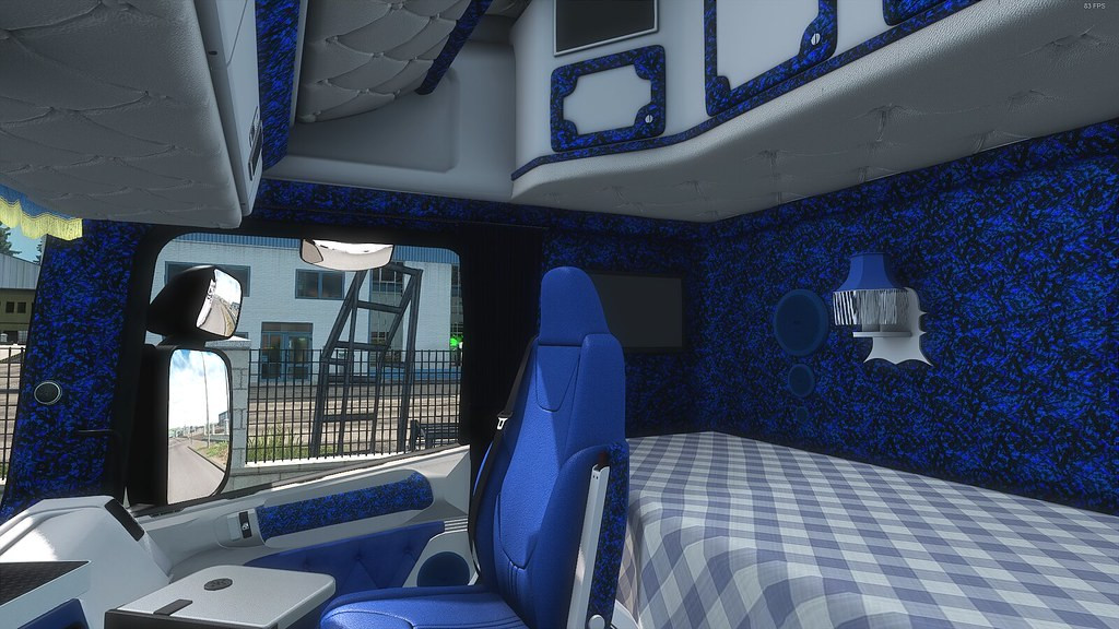 Custom interior for RJL's Scania 4 series