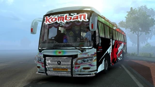 Download Komban Bus Skin 5 In 1 Pack Ets 2 Modland Net
