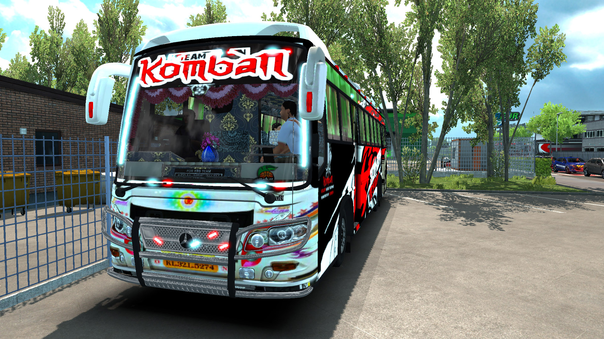 Komban Bus Skin 5 in 1 Pack MarutiV2 - ETS 2
