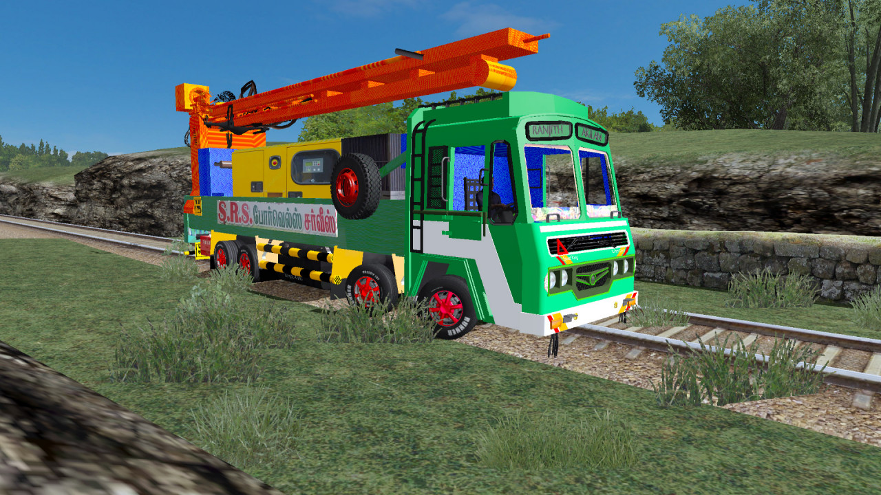 Lorry Mod 14 Wheel (Borewell) for ETS2 Tamil