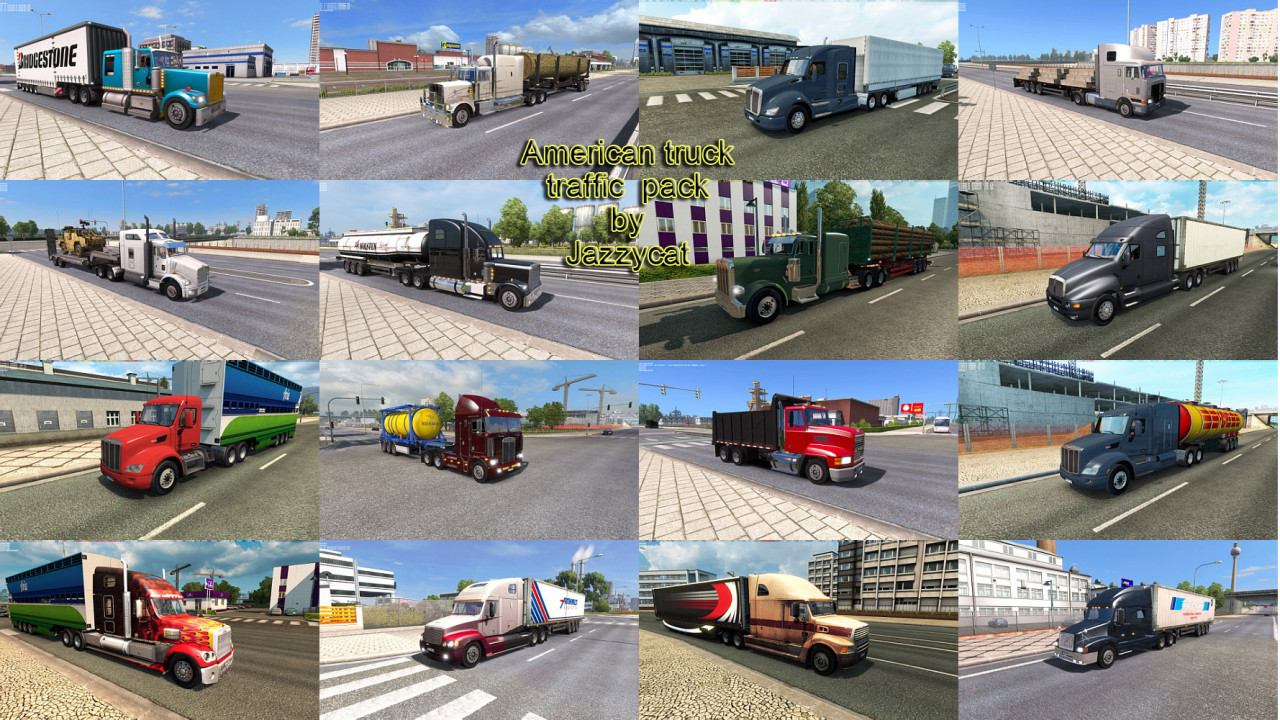 American Truck Traffic Pack by Jazzycat