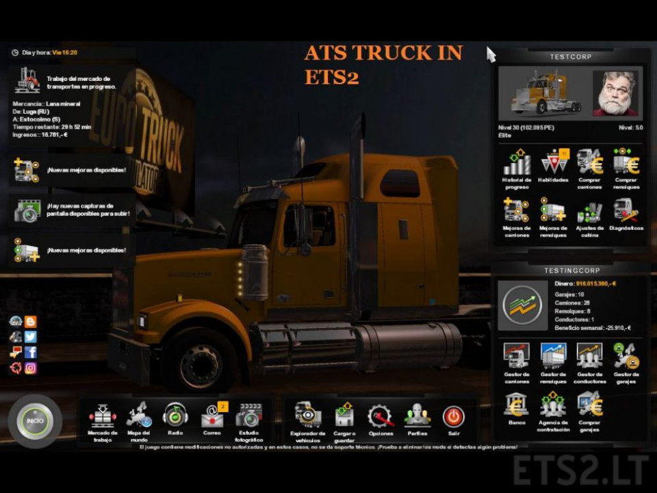 ATS mods in ETS2
