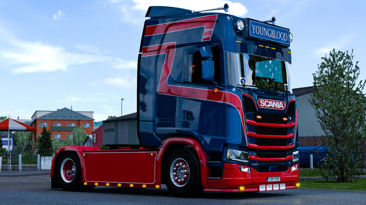 Dutch Style metallic Skin for Scania S