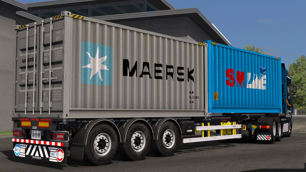 Korean container trailer
