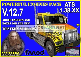 Pack Powerful engines + gearboxes V.12.7 for ATS 1.38.XX 12.7 thumbnail 2