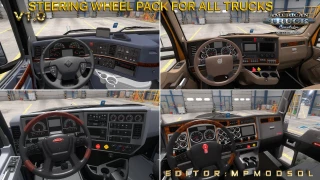 Steering Wheel Pack For All Trucks For ATS Multiplayer 1.37 And 1.38 v1.0 thumbnail 4
