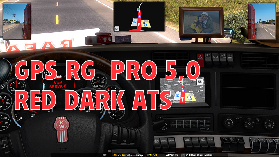 GPS RG  PRO 5,0 RED DARK ATS