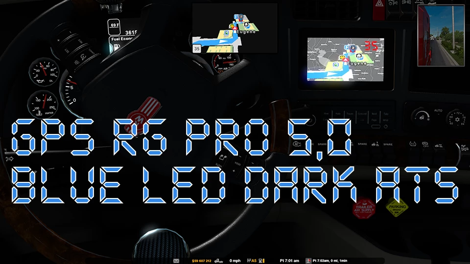 GPS RG PRO 5,0 BLUE LED DARK ATS 5,0 - ATS
