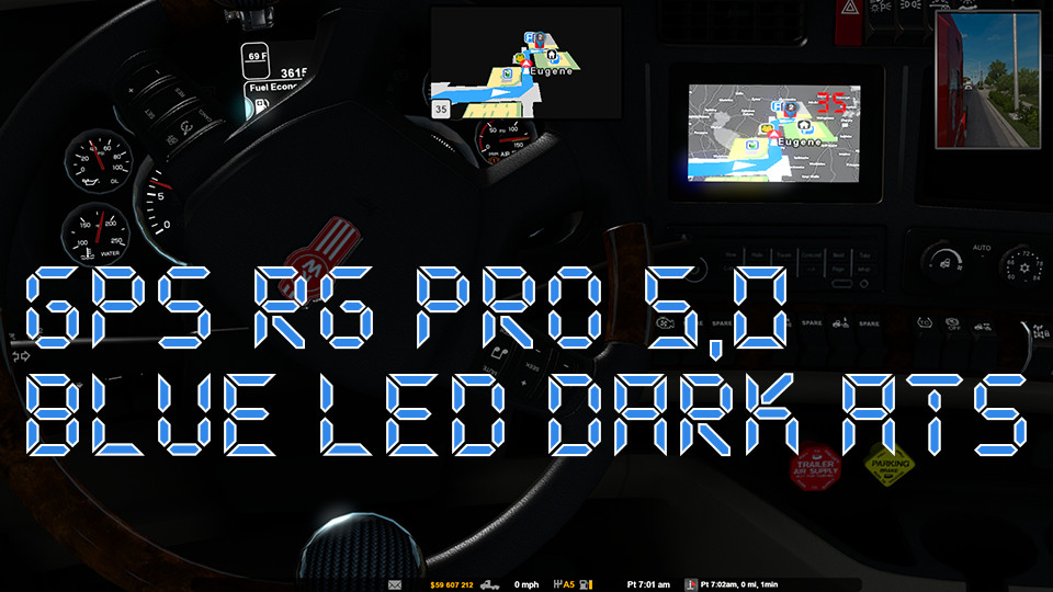 GPS RG PRO 5,0 BLUE LED DARK ATS