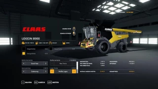 Claas Lexion 8900 Pack v 1.0 thumbnail 6
