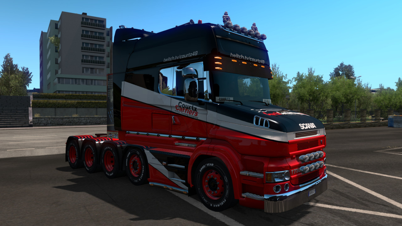 Courtz Carriers Scania T Paint