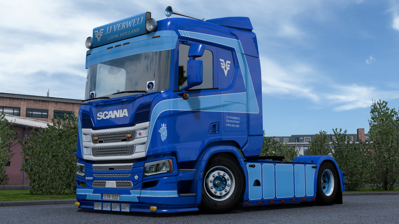 JJ Verweij paint scheme reimagined for Scania R