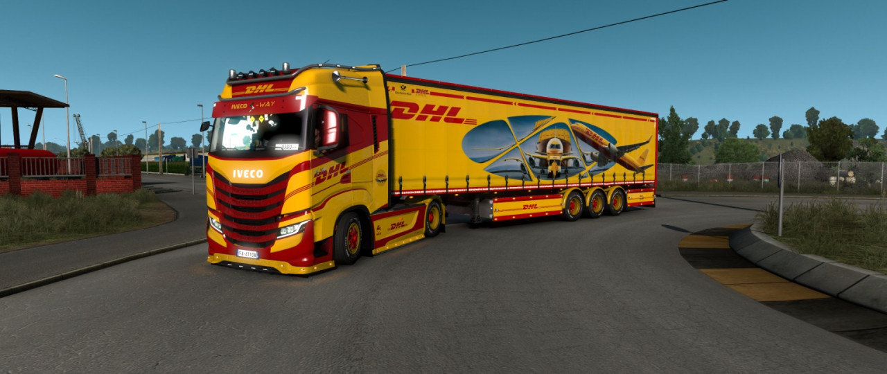 Skin DHL TNT Trucks & Trailers