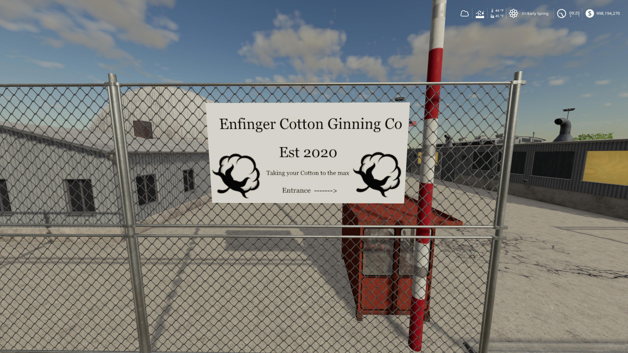 Enfinger Cotton Ginning Co Placeable Cotton Sell Point Final