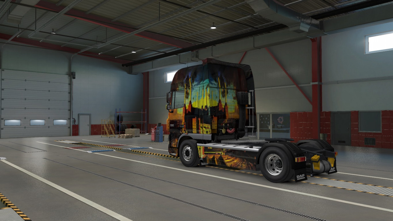 Skin Daf 105 XF Pink Floyd Animals