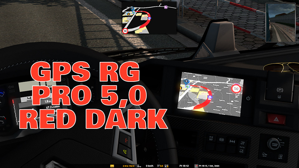GPS RG  PRO 5,0 RED DARK