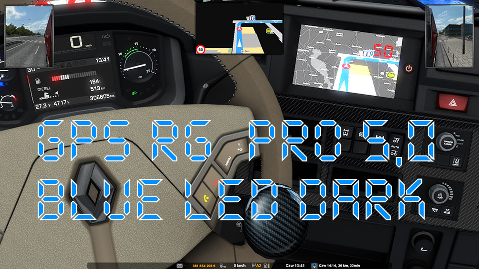 GPS RG PRO 5,0 BLUE LED DARK