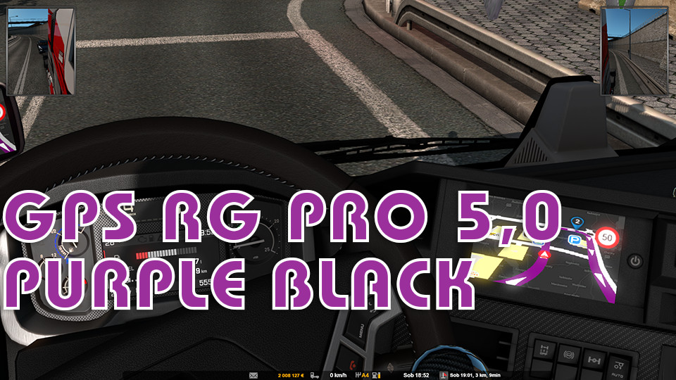 GPS RG  PRO 5,0 PURPLE BLACK