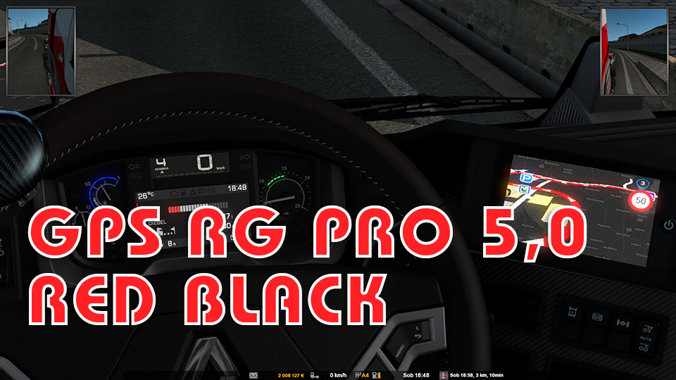 GPS RG  PRO 5,0 RED BLACK