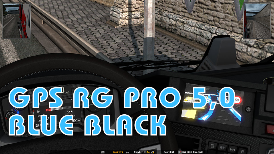 GPS RG PRO 5,0 Blue BLACK