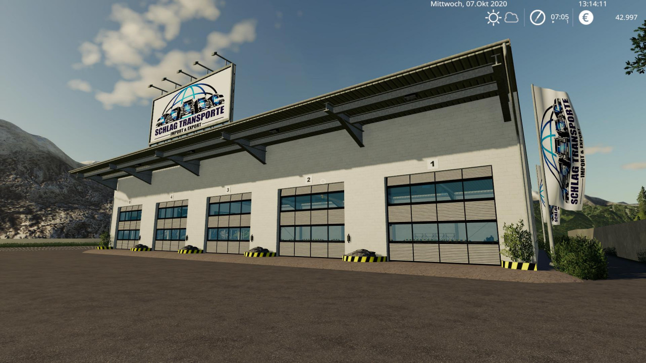 FS19 Spedition Schlag Transport