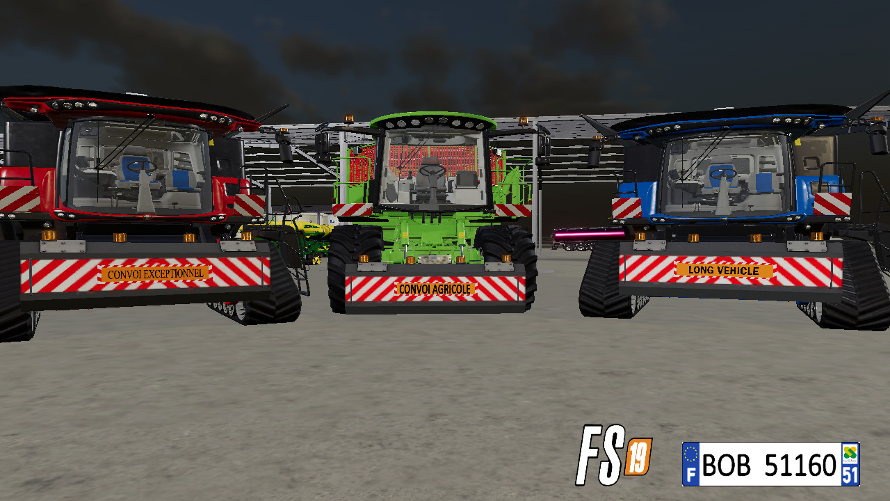 FS19 Plaque Frontal2 by BOB51160