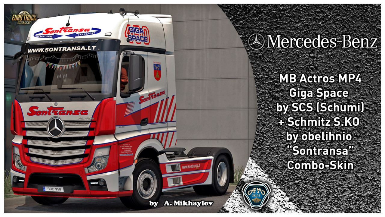 MB Actros MP4 "Sontransa" Combo-Skin