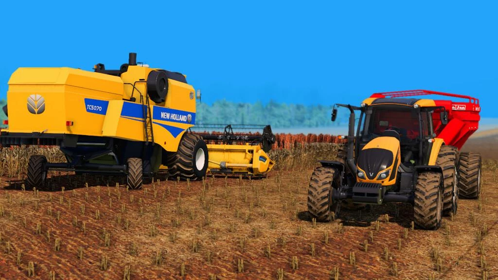 NEW HOLLAND TC 5070 AND VARIFEED 20FT v 1.0