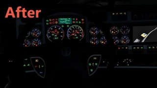 Recolored Dashoard for Kenworth W900 1 thumbnail 2