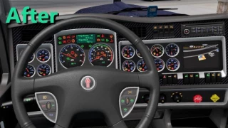 Recolored Dashoard for Kenworth W900 1 thumbnail 3
