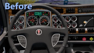 Recolored Dashoard for Kenworth W900 1 thumbnail 4