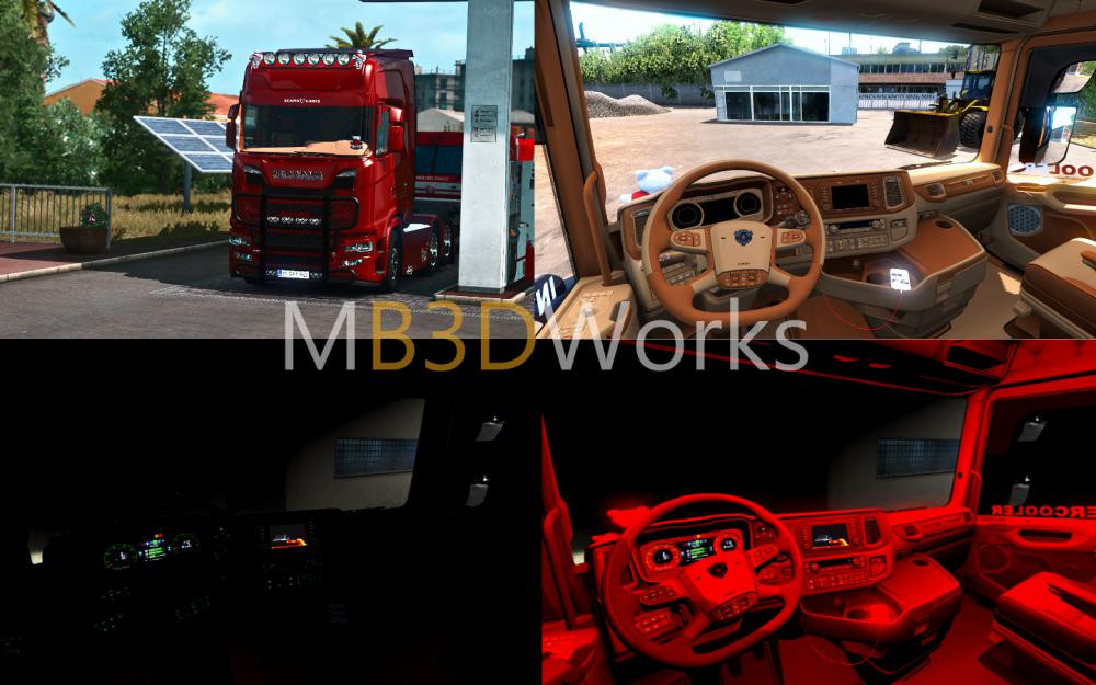 SCANIA S520 V8 Siyah Holland