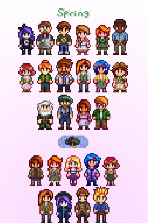 Seasonal Outfits - Slightly Cuter Aesthetic at Stardew Valley Nexus - Mods  and community