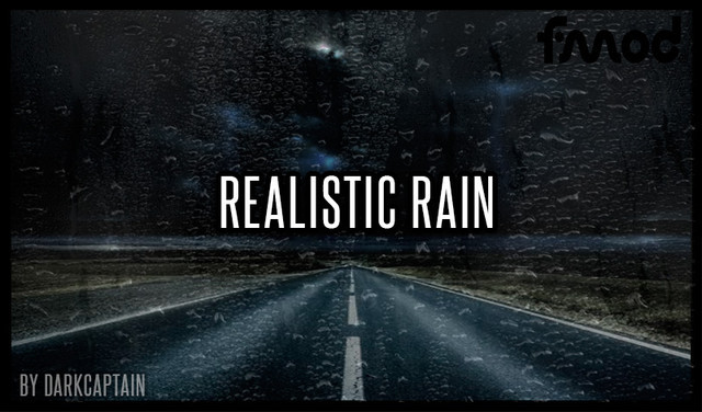 Realistic Rain v 3.7.2 ATS 1.39