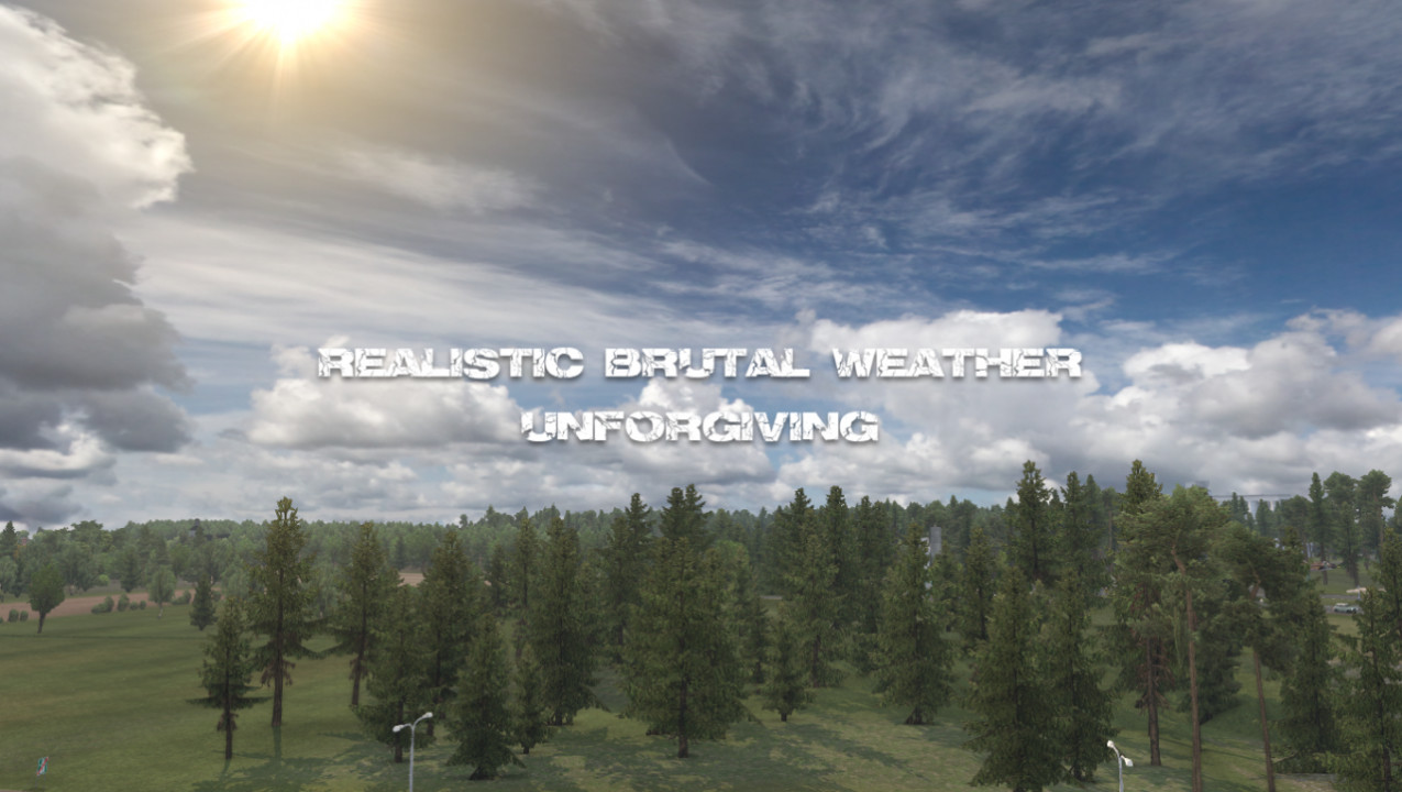 Realistic Brutal Weather Unforgiving ETS2 V1.0 1.38-1.39