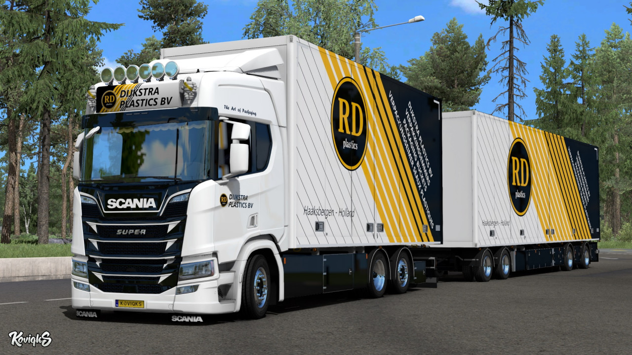 Scania R & S Dijkstra Plastics Skin Pack