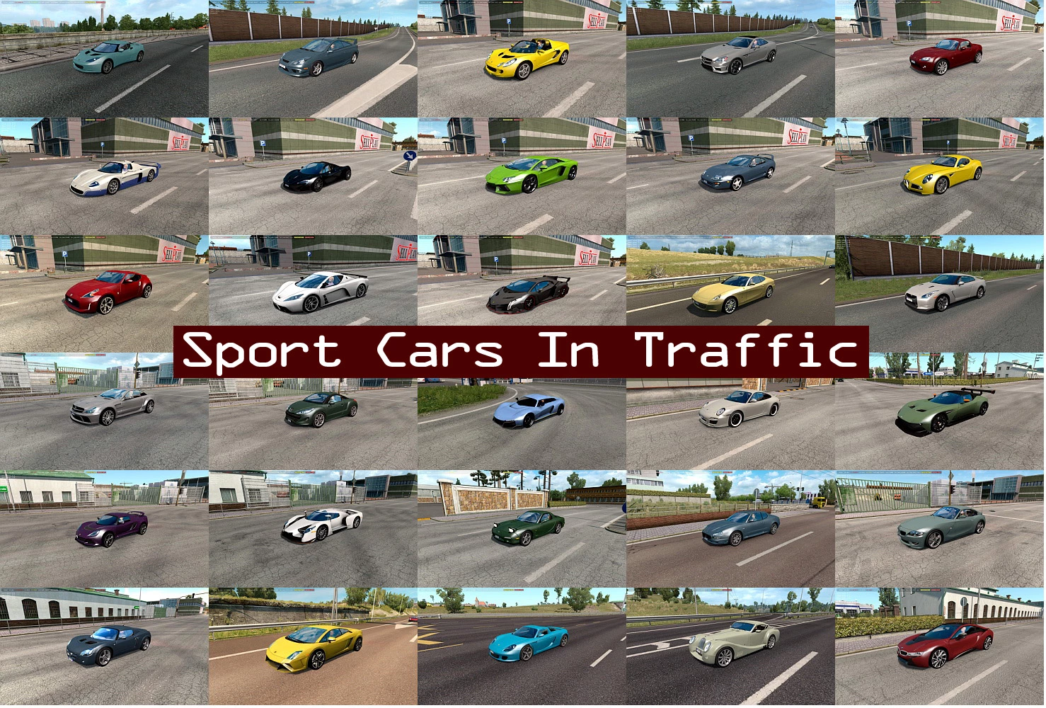 Sport Cars Traffic Pack by TrafficManiac 12.7.15