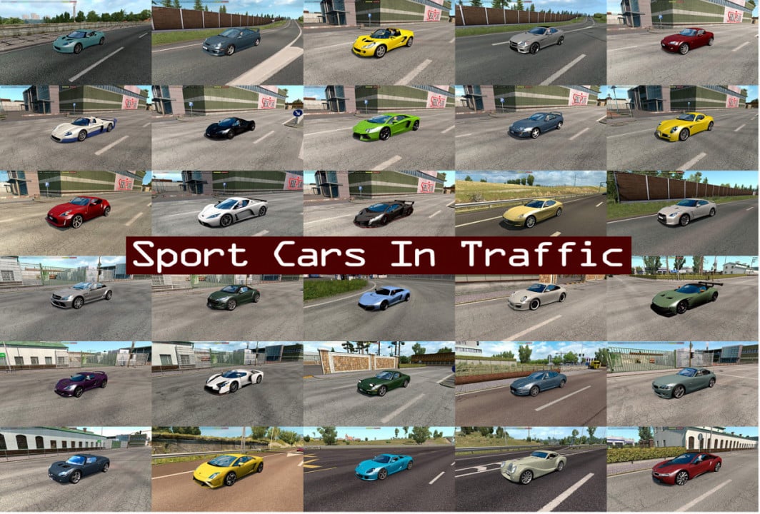Sport Cars Traffic Pack by TrafficManiac