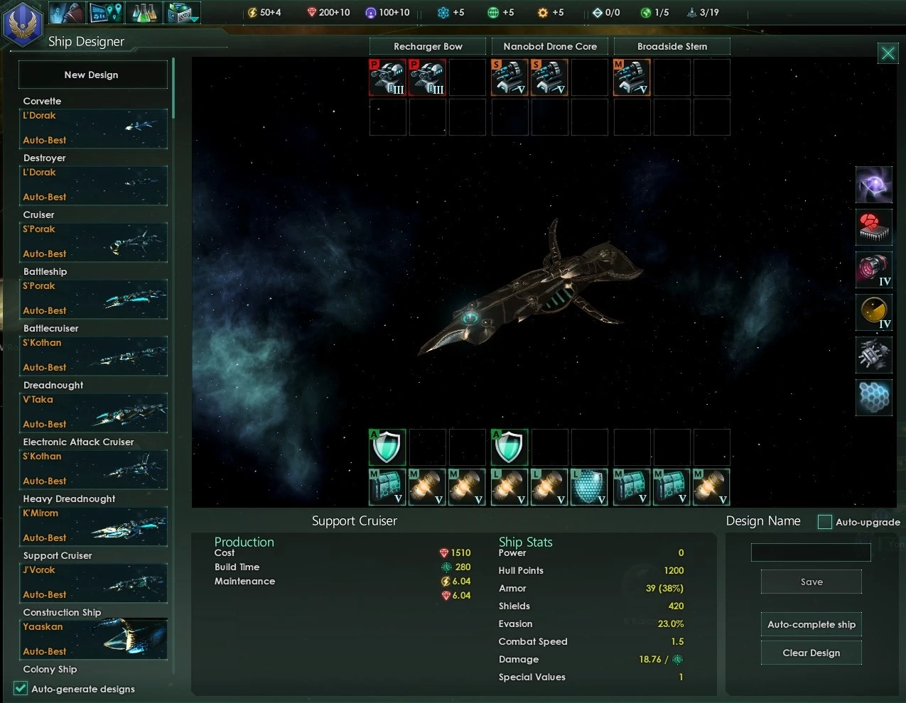 Realistic Ships - Stellaris