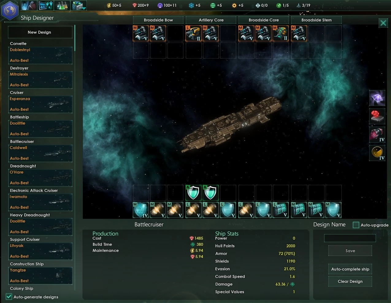 Realistic Ships - Stellaris