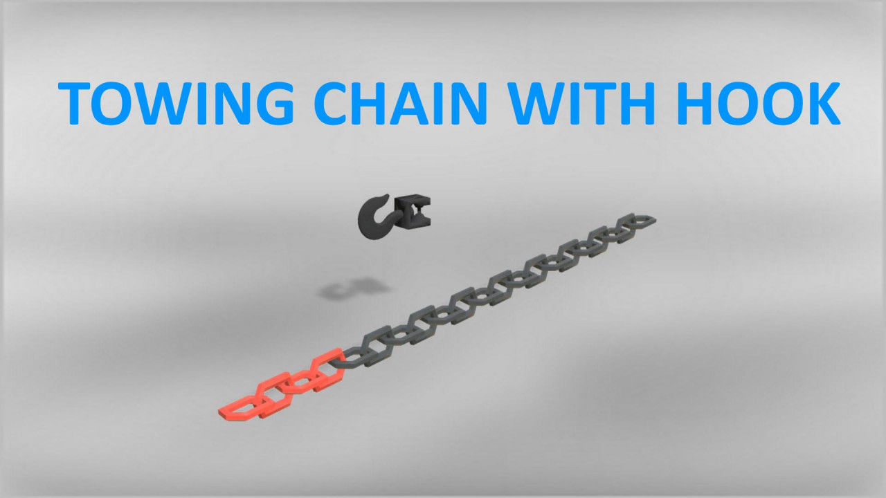Towing Chain With Hook