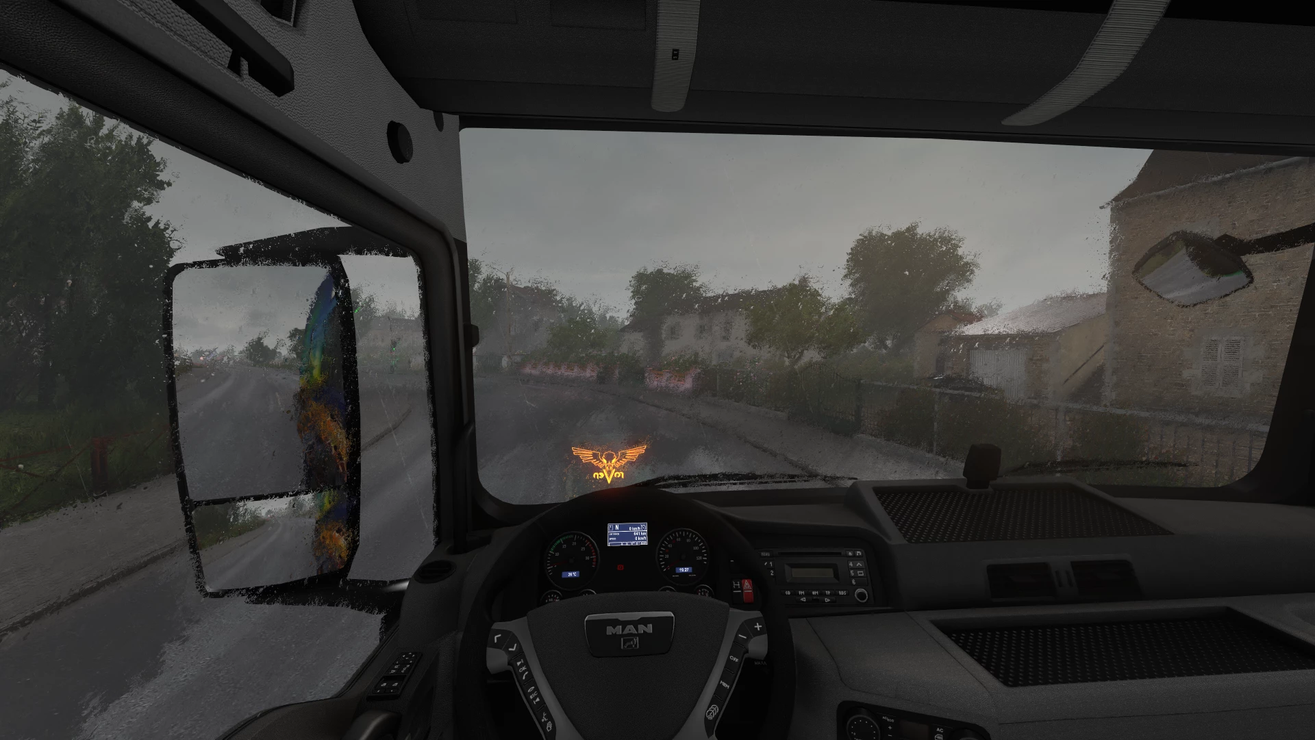 Realistic Heavy rain 1.0 By SrInsane 1.5 - ETS 2