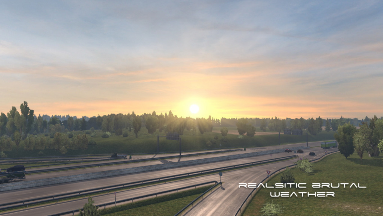 Realistic Brutal Weather ETS2
