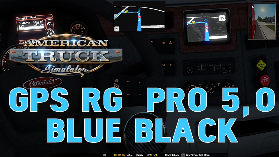 GPS RG PRO 5,0 Blue BLACK 5,0