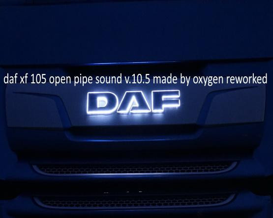 Daf Xf Open Pipe Sound Reworked Fix