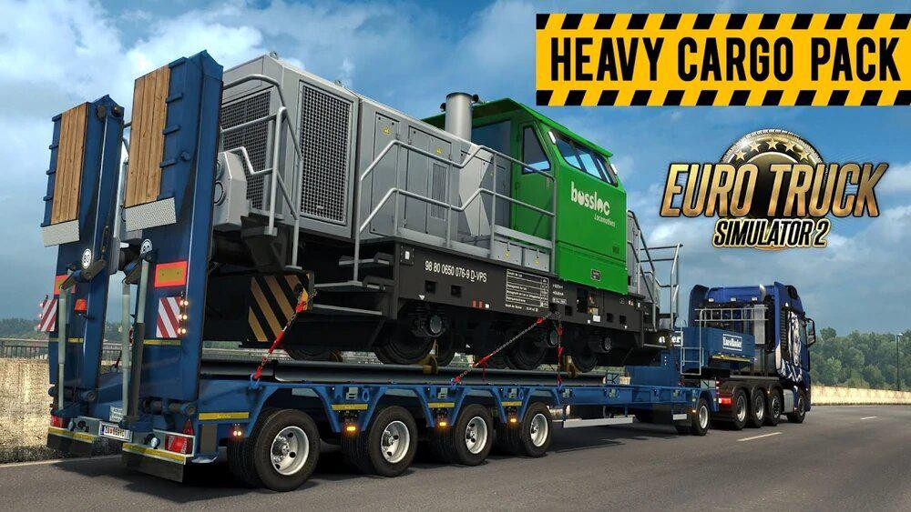 DLC Heavy Cargo Pack in Traffic ETS2 1.38, 1.39