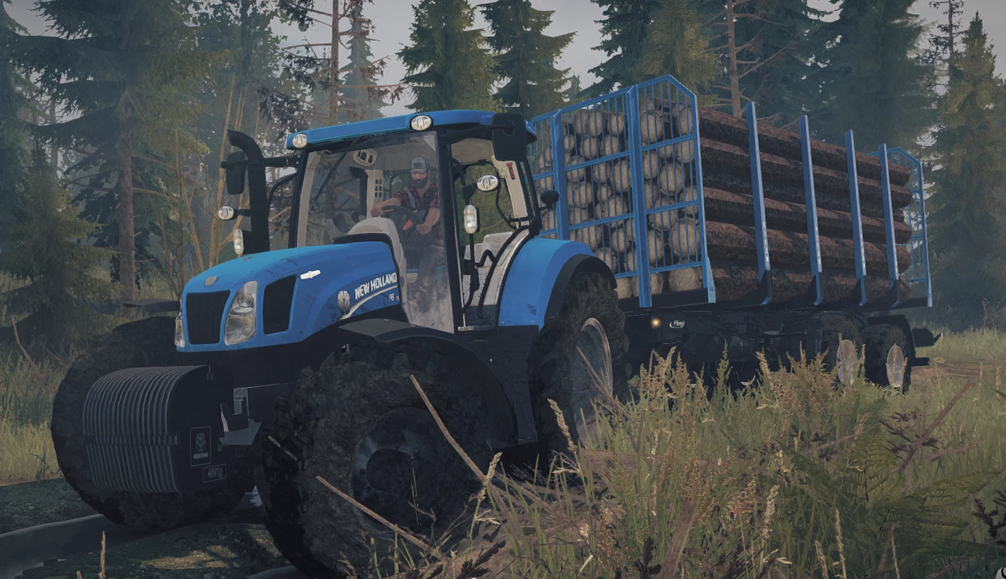 New Holland T6.175 BluePower (14.10.2020) 1.11 - MudRunner