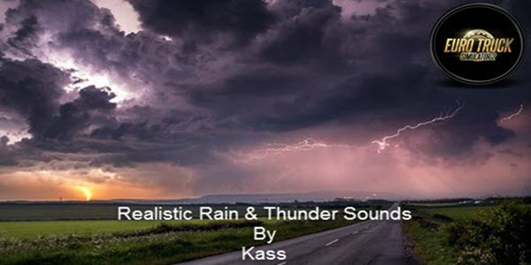 Realistic Rain & Thunder Sounds ETS2