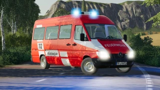 Mercedes Sprinter W904 fire brigade and civil v 1.1 thumbnail 2